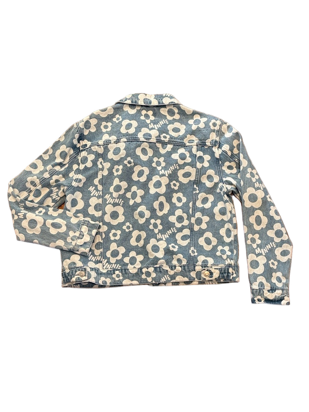 Disney Minnie Mouse Embroidered Denim Jacket | Size Medium - Picture 4 of 9